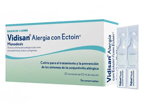 Vidisan Alergia com Ectoin Gotas Oculares