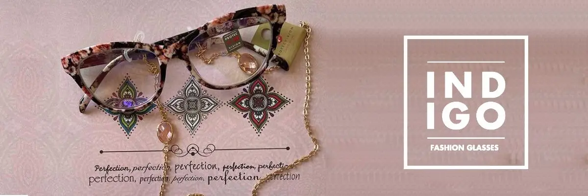 Óculos de Leitura: Indigo Pink Flower