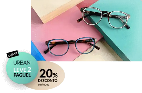 Óculos Leve 2 Pague 1