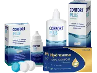 Lentes de Contato Hydrasense Total Comfort + Confort Plus - Packs