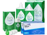 Lentes de Contato Soflens 59 + BioNatural - Packs