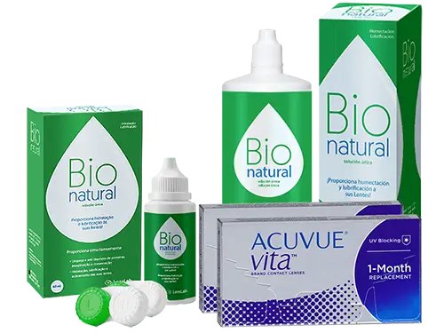 Lentes de Contato Acuvue Vita + BioNatural - Packs