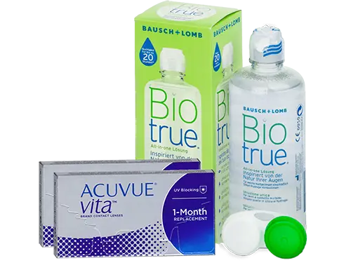 Lentes de Contato Acuvue Vita + Biotrue - Packs