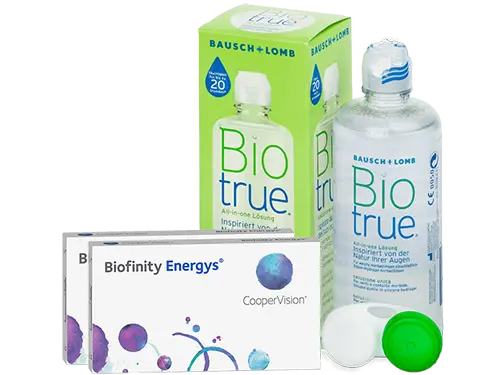 Lentes de Contato Biofinity Energys + Biotrue - Packs